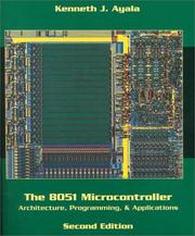 Cover of: 8051 Microcontroller: Architecture, Programming and Applications