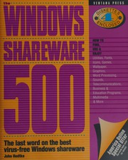 Cover of: The Windows shareware 500: book/disk set
