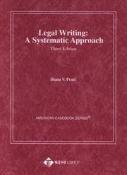 Cover of: Legal writing by Diana Volkmann Pratt