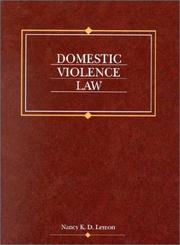 Cover of: Domestic violence law