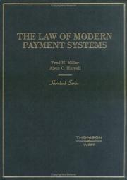 Cover of: The law of modern payment systems