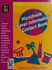 Cover of: Worldwide Travel Information Contact Book by Burkhard Herbote