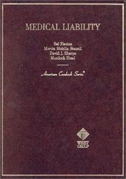 Cover of: Medical liability
