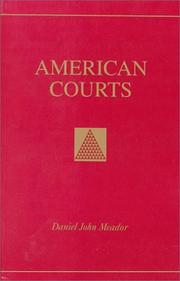 Cover of: American courts by Daniel John Meador