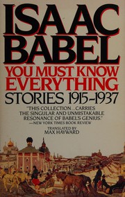 Cover of: You Must Know Everything