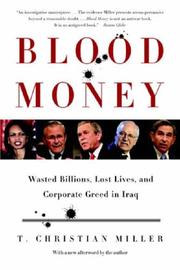 Cover of: Blood Money by T. Christian Miller