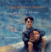 Cover of: Que le pasa a Timmy?