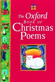 Cover of: The Oxford Book of Christmas Poems