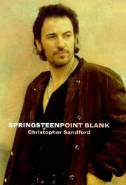 Cover of: SPRINGSTEEN: POINT BLANK.