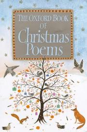 Cover of: The Oxford Book of Christmas Poems