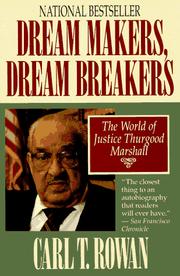 Cover of: Dream Makers, Dream Breakers by Carl T. Rowan