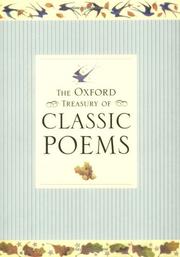 Cover of: The Oxford Treasury Of Classic Poems by Harrison, Michael, Christopher Stuart-Clark