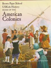 Cover of: Book of the American Colonies (Brown paper school) by Howard Egger-Bovet, Marlene Smith-Baranzini