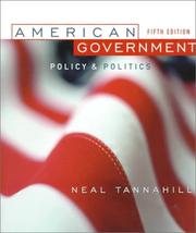 Cover of: American government by Neal R. Tannahill