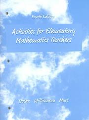 Cover of: Activities for Elementary Mathematics Teachers