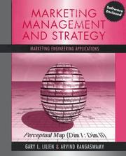 Cover of: Marketing Management and Strategy: Marketing Engineering Applications