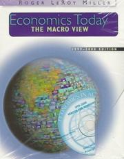 Cover of: Economics Today : The Macro View  by Roger Leroy Miller
