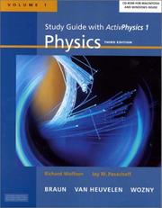 Cover of: Physics With Modern Physics for Scientists and Engineers: Study Guide With Activphysics 1