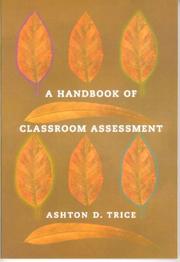 Cover of: Handbook of Classroom Assessment, A