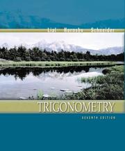 Cover of: Trigonometry. by Margaret L. Lial