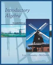 Cover of: Introductory Algebra (7th Edition) by Margaret L. Lial, E. John Hornsby, Terry McGinnis