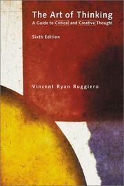 Cover of: The Art of Thinking by Vincent Ryan Ruggiero