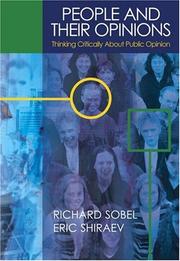 Cover of: People and Their Opinions by Eric Shiraev, Richard Sobel