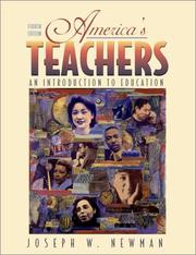 Cover of: America's Teachers: An Introduction to Education (4th Edition)