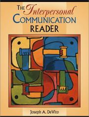 Cover of: The interpersonal communication reader