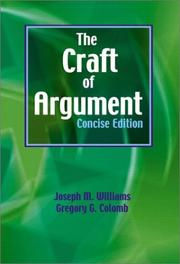 Cover of: The Craft of Argument: Concise