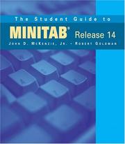 Cover of: The Student Guide to MINITAB Release 14 (book only) by John McKenzie, Robert Goldman - undifferentiated