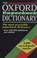 Cover of: The Oxford paperback dictionary