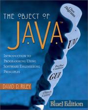 Cover of: The Object of Java by David D. Riley, David D. Riley, David Riley