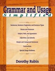 Cover of: Grammar and usage simplified