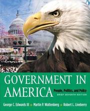 Cover of: Government in America: People, Politics, and Policy, Brief Version (7th Edition)