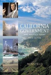 Cover of: California Government and Politics Today