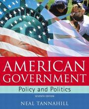 American government by Neal R. Tannahill