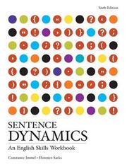 Cover of: Sentence Dynamics | Constance Immel