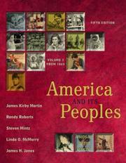 Cover of: America and its peoples by James Kirby Martin ... [et al.].
