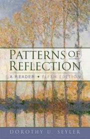 Cover of: Patterns of Reflection by Dorothy U. Seyler, Dorothy U. Seyler