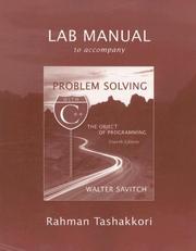 Cover of: Problem Solving with C++ by Walter J. Savitch, Walter J. Savitch