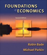 Cover of Foundations of economics by Robin Bade