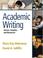Cover of: Academic Writing