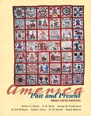 Cover of: America past and present by Robert A. Divine ... [et al.].