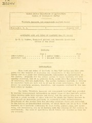 Cover of: Annotated list and index of leaflets BS-1 to BS-100 by W. L. McAtee