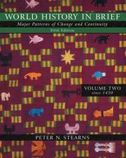 Cover of: World history in brief: major patterns of change and continuity