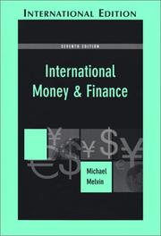 International money and finance by Michael Melvin