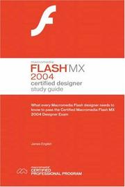 Cover of: Macromedia Flash MX 2004 Certified Designer Study Guide