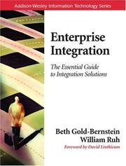 Enterprise integration by Beth Gold-Bernstein, William Ruh