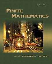 Cover of: Finite mathematics by Margaret L. Lial